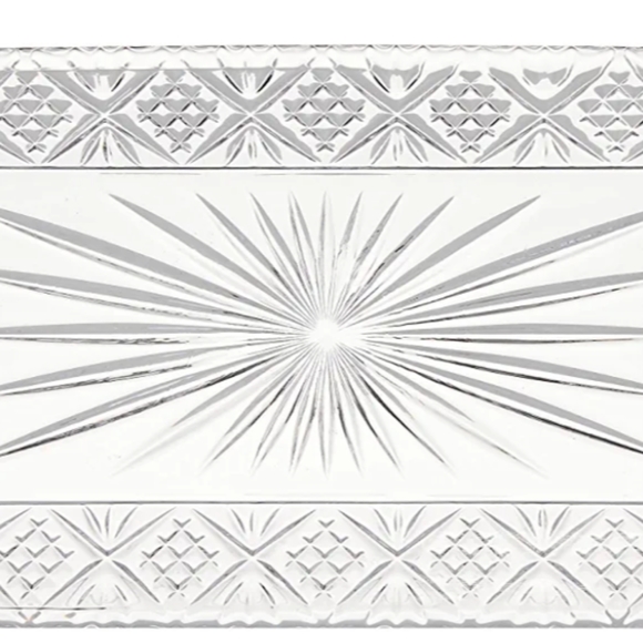 High quality Shannon Crystal Tray by Godinger - Picture 2 of 4